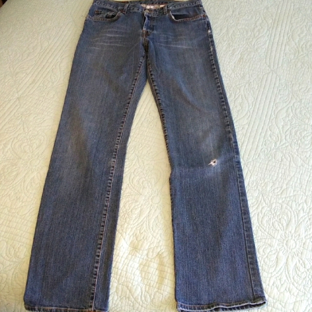 Vintage Lucky Button Fly Blue Jeans